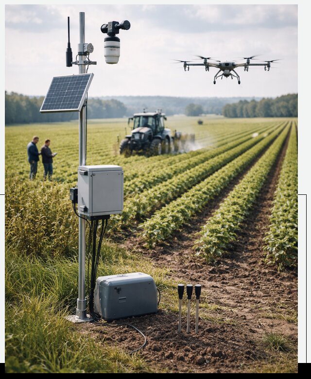 Разработка IoT мониторинга полей в Мичуринске от 8801 р. | АвикейМчр